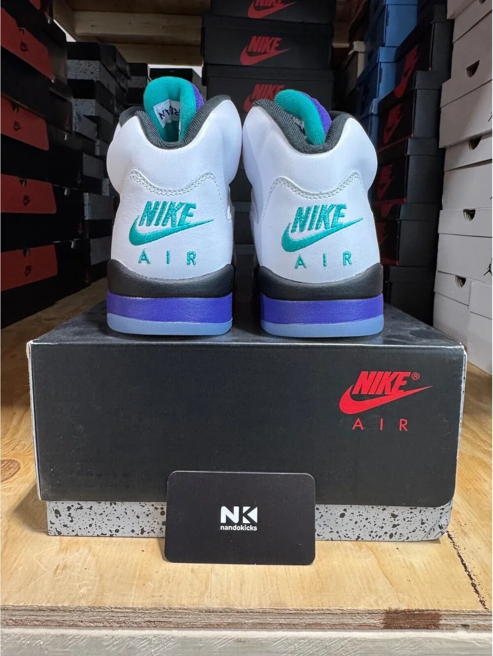 Air Jordan 5 Retro 'Grape' HQ7978-100 MEN SIZE 8.5